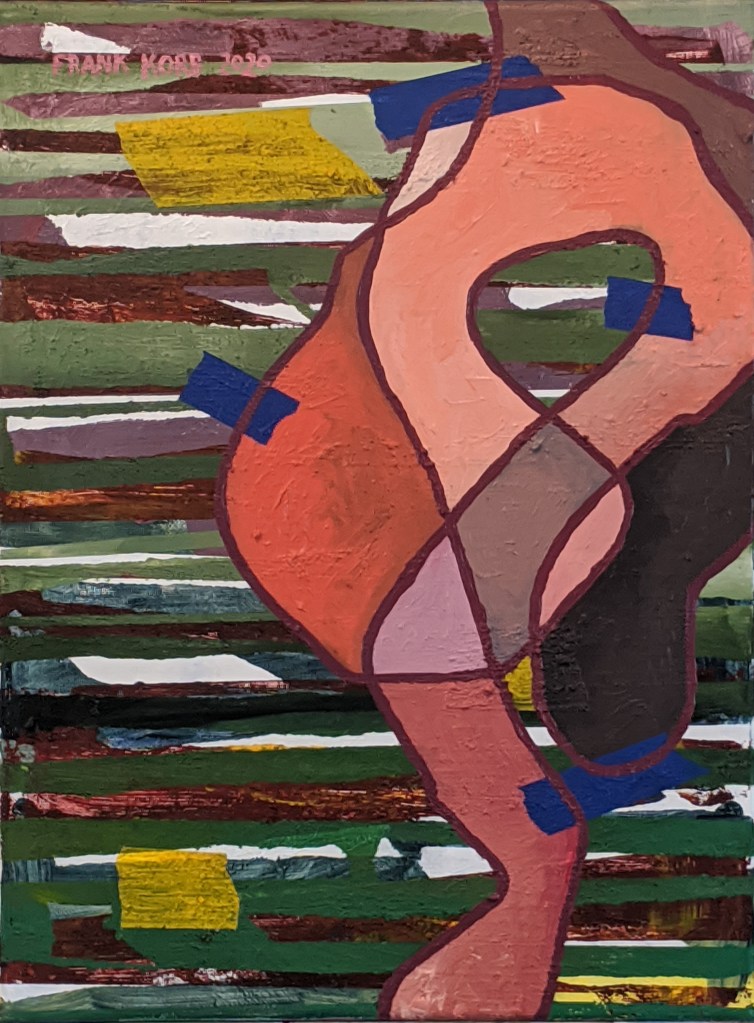 "The Mind is Beyond All Measurements," Frank Korb, Acrylic and Sand on Canvas, 16 1/8" x 12 1/8", 2020, NFS - Gift to WAEA YAM Chair Award Winner, $265.