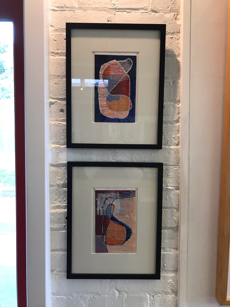 Works in preview - just setting up - at the Blue Moon Gallery in Grayslake, IL. Opening reception on April 24, 6 - 9 pm. Show runs weekends through May 9.